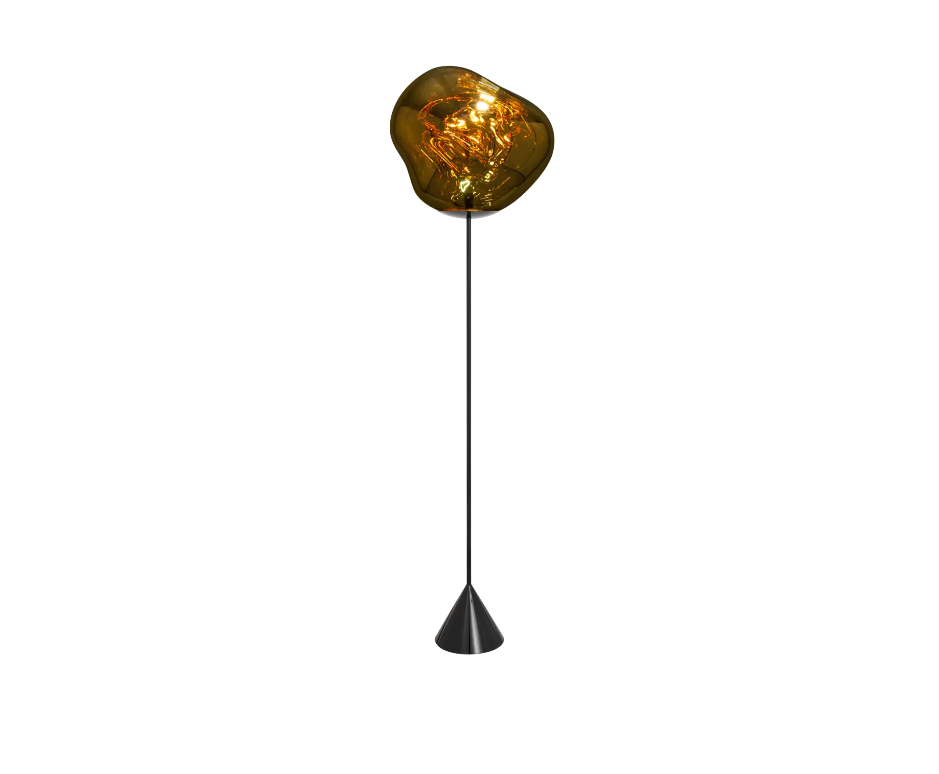 Tom Dixon Melt Cone Slim Floor Gold lampadaire